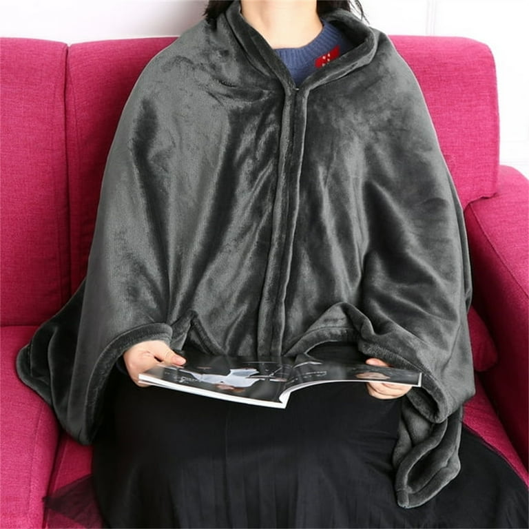 Zipper Cuddle Wrap Blanket Vtg Biederlack Of America Cuddle Wrap