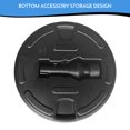 thumbnail image 4 of Generic Base de Parasol Ronde Portable pour Usage Extérieur - Support Rempli d'Eau pour Parasols de Patio, Convient aux Poteaux de 35-38mm, Design Léger en Noir, Taille 38x14cm, 4 of 6