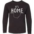 thumbnail image 3 of Inktastic It's Home- State of Ohio outline Long Sleeve Youth T-Shirt, 3 of 5