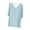 Light Blue-Shirts, variant on Womens Plus Size Backless Short Sleeve Tops Dressy Casual Solid Breathable V Neck Blouse Summer Trendy Soft Comfort Shirts