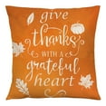 thumbnail image 5 of Clearance Items!Pamqxs 18Inch Fall Pillow For Fall Decor Autumn Pumpkin Theme Farmhouse Decorative Throw Pillow For Sofa Couch Home Decoration, 5 of 5