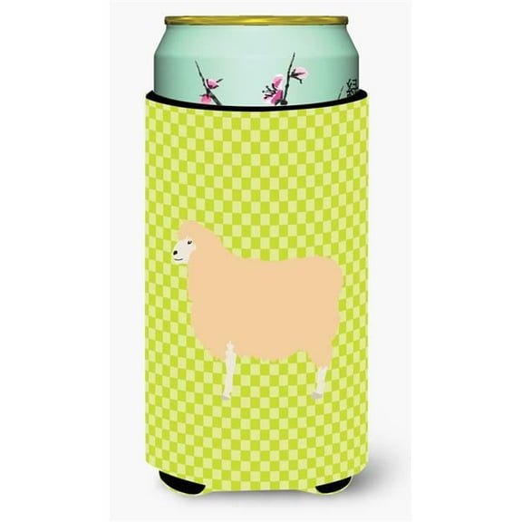 English Leicester Longwool Sheep Green Tall Boy Beverage Insulator Hugger