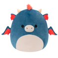 thumbnail image 1 of Squishmallows Original Carin Dragón Azul de 14 pulgadas con melena naranja - Peluche grande ultrasuave oficial de Jazwares, 1 of 7