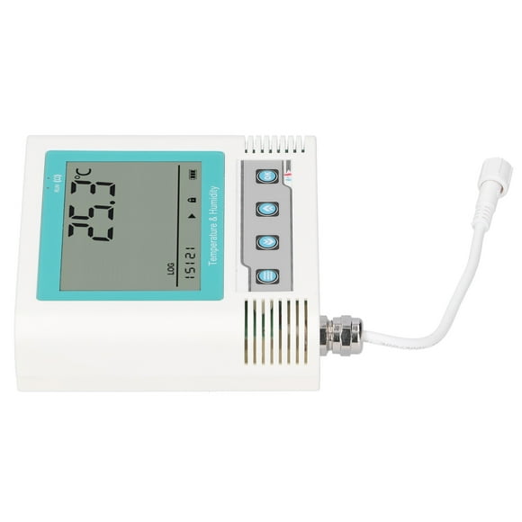 Temperature Data Logger, Software Modified Accurate External Temperature Sensor ABS One Year Work Time For Workshop For Computer Room