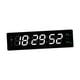 thumbnail image 3 of Reloj digital LED de pantalla grande, moderno, para colgar en la pared, para el hogar y el aula. Blanco verde, 3 of 9