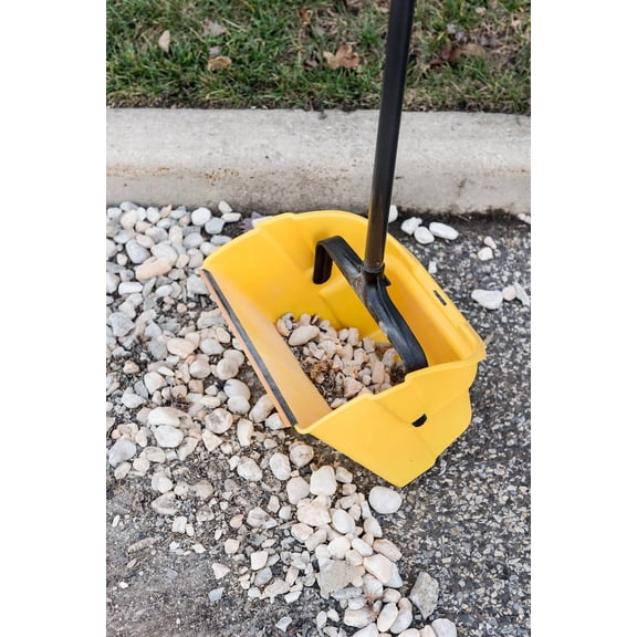 Jumbo Debris Dustpan with Handle – Large Capacity Trash Collection Pan for Industrial, Commercial & Professional Cleaning