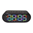 thumbnail image 1 of Reloj despertador digital para mesita de noche, visualización semanal, 3 niveles de brillo ajustable, reloj de mesa para sala de estar y mesita de, 1 of 9