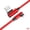 red, variant on Nylon Braided 90 Degree Fast Charging Cable Compatible with IPhone – Durable & Fast