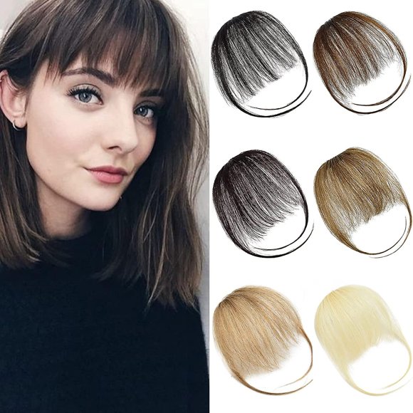 Bangs Hair Clip In Bangs Human Hair Clip On Bangs Front Fringe Air Bangs Remy Clip In Bangs Hair Pieces For Women