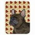 thumbnail image 2 of Carolines Treasures SS4337LCB French Bulldog Fall Leaves Portrait Glass Cutting Board Large, 12H x 16W, multicolor, 2 of 2