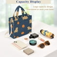 thumbnail image 5 of FORMRS Womens Corduroy Tote Bag Crossbody Shoulder Handbag with Pocket, Blue Capybaras, 5 of 7