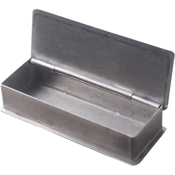 Rectángulo de palillo de dientes Piceo de dientes Pelegues de dientes Peluce de metal de almacenamiento Pplio de metal