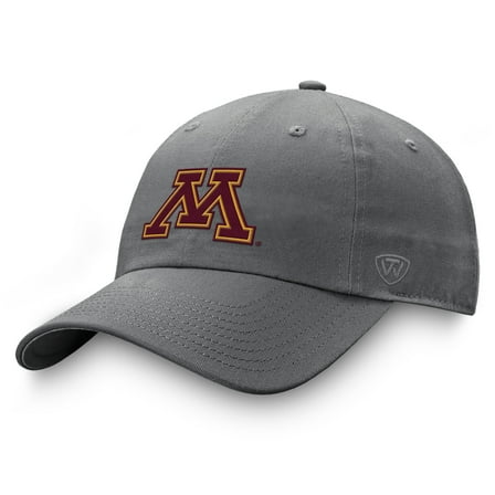 Men's-Top of the World  Gray Minnesota Golden Gophers Victory Staple Adjustable Hat