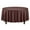 Brown, variant on Exquisite 12 Premium Modern Black Plastic 84" Round Party Tablecloths Waterproof