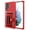 Red, variant on Muti-Functional Case for Galaxy S23 Ultra 6.8" 2025, Rugged PC Back Shell with PU Leather Card Slot Handheld Rope Shockproof Anti-loss Anti-drop Full-Protective Cover, Green