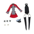 thumbnail image 3 of Traje de cosplay a escala 1/6 con calcetines para las piernas, accesorios casuales, elegante miniabrigo para disfraz de figura de muñeca femenina de, 3 of 7