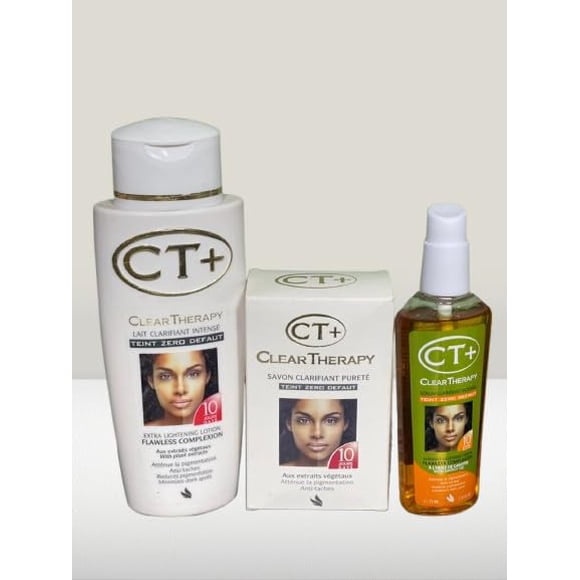 Kit de belleza CT+ Clear Therapy para aclarar la piel, 10 días, 3 piezas