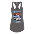thumbnail image 2 of Wild Bobby, Mustang Ford Classics Cars and Trucks Women Racerback Tank Top, Dark Grey, X-Large, 2 of 6