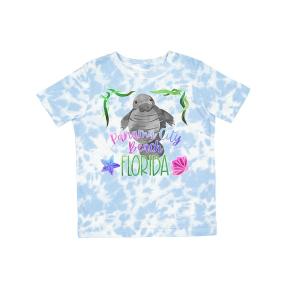 Inktastic Panama City Beach Florida Cute Swimming Manatee Boys or Girls Toddler T-Shirt