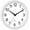 Atomic_white, variant on Wall Clock 8 Inch Silent Non-Ticking Modern Clocks Battery Operated - Analog Small Classic for Office, Home, Bathroom, Kitchen, Bedroom, School(Olive Green)