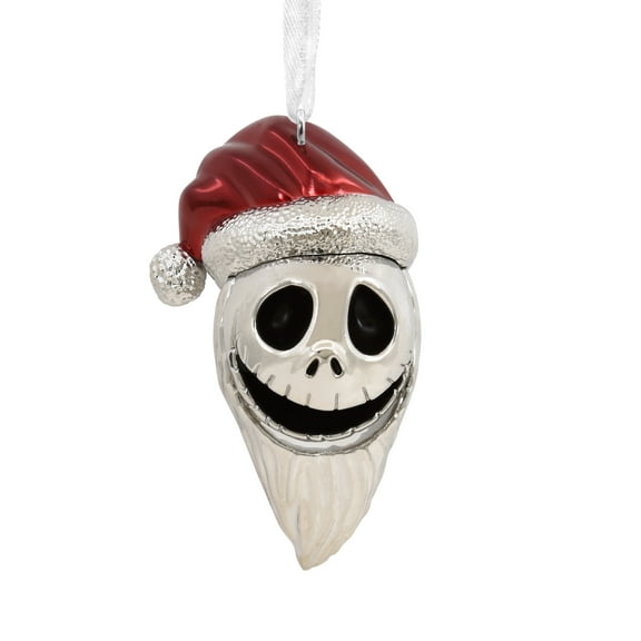 Hallmark Disney Tim Burton's The Nightmare Before Christmas Jack Skellington as Sandy Claws Metal Christmas Ornament