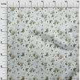thumbnail image 3 of oneOone Cotton Poplin Off White Fabric Florals Craft Projects Decor Fabric Printed By The Yard 42 Inch Wide, 3 of 6