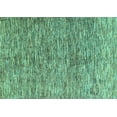 thumbnail image 1 of Ahgly Company Machine Washable Indoor Rectangle Oriental Turquoise Blue Modern Area Rugs, 6' x 9', 1 of 4