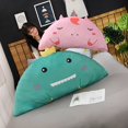 thumbnail image 2 of Almohada semicircular de 150cm para cintura de animales, muñeco de peluche, dinosaurio, unicornio, oso, supersuave, León, Rana, regalo suave, decoración de cama para el hogar zhangyuxiang LED, 2 of 2