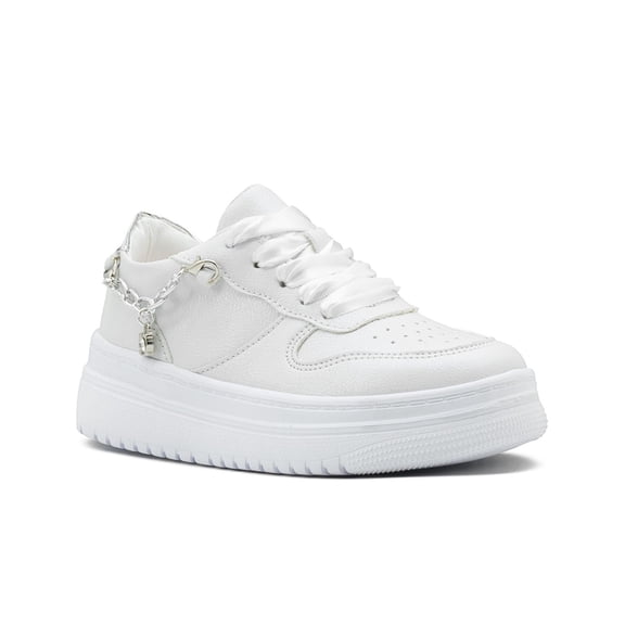 Tenis Niña Casual Moda Colgante Color Blanco 18-26 blanco 24