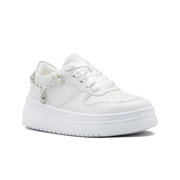 Tenis Niña Casual Moda Colgante Color Blanco 18-26 blanco 19.5