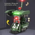 thumbnail image 6 of bxhwj 6 in 1 Transformable Tank Robot Toy for Kids 3-8, Glow Lights & Music Deformation Track Car, Educational Push Toy for Boys & Girls, Birthday Christmas Gifts for Toddlers, 6 of 9