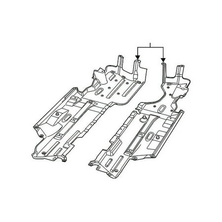 Genuine OE Mopar Shield - 68288236AD Fits select: 2019-2020 JEEP CHEROKEE