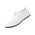 thumbnail image 2 of NexTorq Water Shoes for Women Men Swim Aqua Socks Beach Pool Essentials Barefoot Surf River Boat Kayak Sea Yoga Sand Exercise Sport Accessories Breathable Quick-Dry White 44, 2 of 7