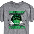 thumbnail image 3 of Marvel The Incredible Hulk - St Patrick's Day Incredibly Lucky - Men's Short Sleeve Graphic T-Shirt, 3 of 5