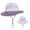 Light Purple, variant on Adjustable Fisherman Hat for Summer Outings and Picnics Ideal for Toddlers Ages 1 To 3 Years,Color:Khaki