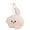 White, variant on Plush Pull String Toy Interactive Wagging Tail and Barking Sound Stuffed Animal with Backpack Clip Cute Dog Cat Plushie for 3-5 Years Animated Pet Toy
