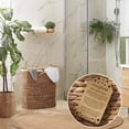 thumbnail image 2 of Casafield Oval Laundry Hamper with Lids and Removable Liner Bags - Cinnamon Brown, Woven Water Hyacinth 2-Section Laundry Basket for Clothes, 2 of 7