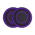 thumbnail image 1 of Soumake 2Pcs Car Cup Coasters Heat-Resistant Non-Slip Design Waterproof Groove Pattern Universal Cup Holder Automobile Interior Accessories, 1 of 8