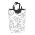 thumbnail image 2 of Picia Hand Drawn Snake Laundry Basket With Handles Laundry Hamper Toys Storage Organizer Foldable Bucket Washing Bin Dirty Clothes Bag For Home Bathroom Bedroom Dorm, 2 of 6