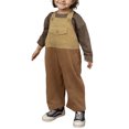 thumbnail image 1 of FYDUU Combinaison Rétro d'Automne pour Tout-Petits Garçons Filles Bretelles Amples Color Block Adorable Halloween 2-3 Ans, 1 of 8
