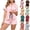 Army Green, variant on CHUMUD Silk Satin Pajamas Set for Women 2 Piece Shorts Pj Set Short Sleeve Button Down Shirts Sleepwear Soft Lounge Sets Bridal Pajamas Summer Casual