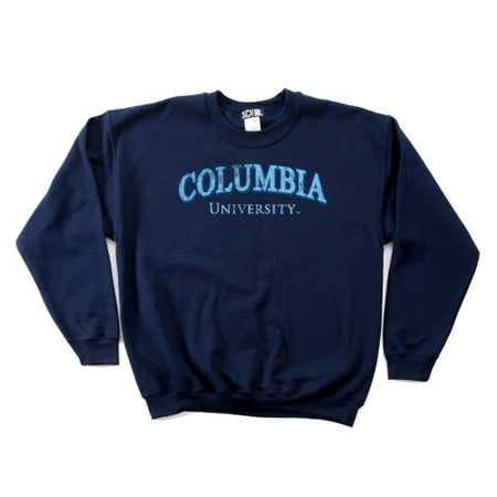 10 Ounce Crewneck Sweatshirt - SDI NCAA Columbia Lions 50/50 Blended 8-Ounce Vintage Arch Crewneck Sweatshirt, 3X-Large, White