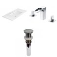thumbnail image 1 of American Imaginations 35.5-in. W 3H8-in. Ceramic Top Set In White Color - Drain Incl. AI-32762, 1 of 9