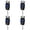 Black 4 Packs, variant on Hand LCD Electronic Digital Scale Travel Fish Luggage Hanging Hook Weight, 3.7 in×2 in, Black 1 Pack