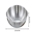 thumbnail image 4 of WSBDENLK Rust Steel Thickened Multi-Functional Meal Prep Bowls Stainless Steel Mixing Bowls Set, Home, Refrigerator, and Kitchen Food Storage Organizers, Metal Kitchen Bowls Mixing Bowls Set 2 Pcs, 4 of 4
