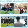 thumbnail image 4 of Selfie Stick Wireless for iPhone 15/16/Plus/Pro/Pro Max/16e - Built-in Tripod Remote Shutter Stand Self-Portrait Extendable Compact, 4 of 7