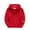 Red, variant on LYCAQL Kids Child Toddler Boys Girls Solid Long Sleeve Patchwork Hooded Thickened Warm Sweatshirt Pullover (Yellow, 8-10 Years)