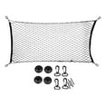 thumbnail image 1 of Filet Cargo pour Voiture Filet Cargo Arrière de Voiture Filet Cargo pour Coffre de Voiture Extensible Filet de Rangement Universel Pochette de Rangement pour Véhicule Camions VUS Voiture, 1 of 6