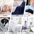 thumbnail image 6 of Fuzzy Throw Blanket 350 GSM Fleece Ultra-Soft Microfiber Blanket for Adults Kids Gift Couch, Sofa, Bed Cute Cat 60"x50", 6 of 6