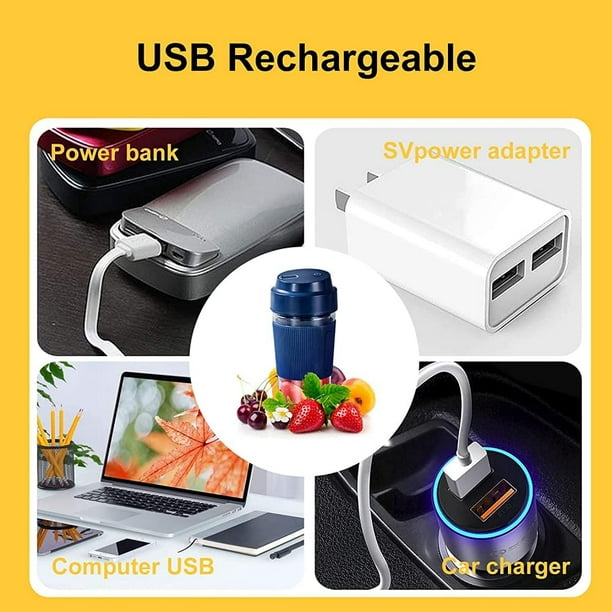 Blender Mélangeur Portable Rechargeable USB - Plan C